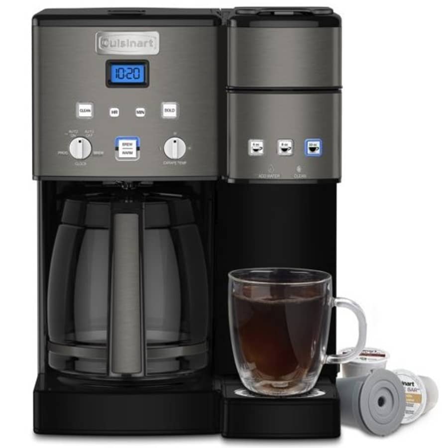 Cuisinart Coffee Center 12-Cup Coffeemaker and Single-Serve Brewer for $91 Cuisinart Coffee Center 12-Cup Coffeemaker and Single-Serve Brewer for $91