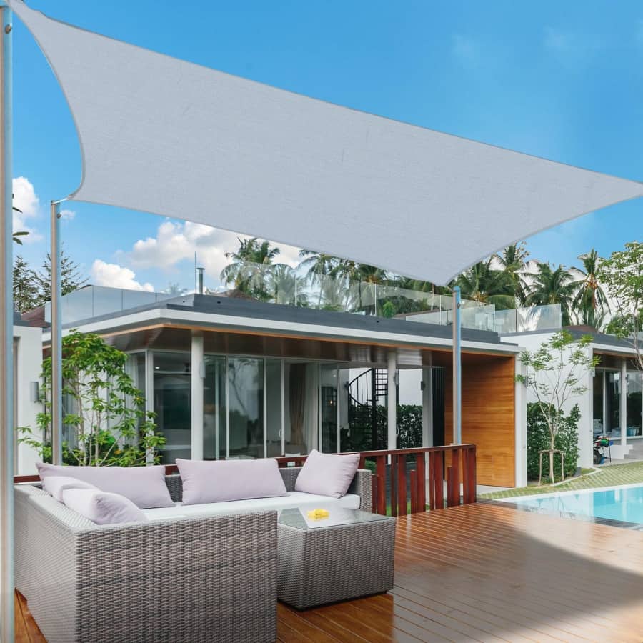 Outsunny 20x13-Foot Sun Shade Sail for $51 Outsunny 20x13-Foot Sun Shade Sail for $51