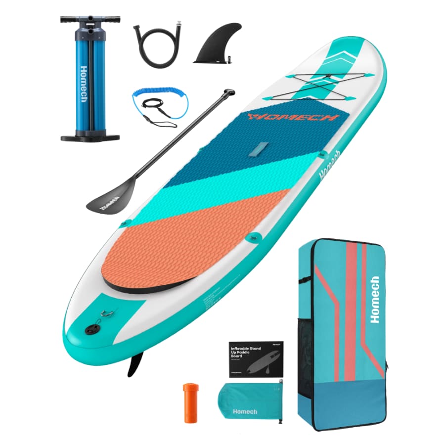 Homech Inflatable Stand Up Paddle Board for $205 Homech Inflatable Stand Up Paddle Board for $205