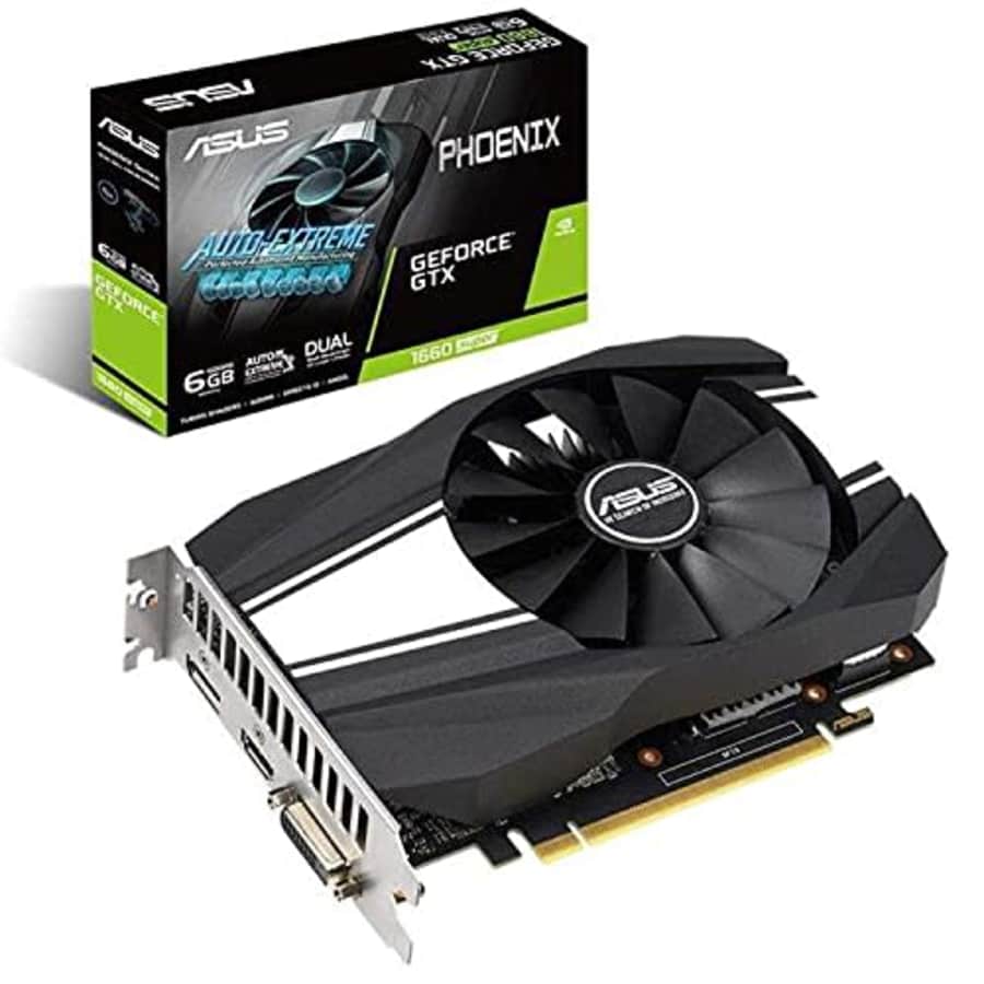 Asus GeForce GTX 1660 Super Overclocked 6GB Phoenix Fan Edition HDMI DP DVI Graphics Card for $226