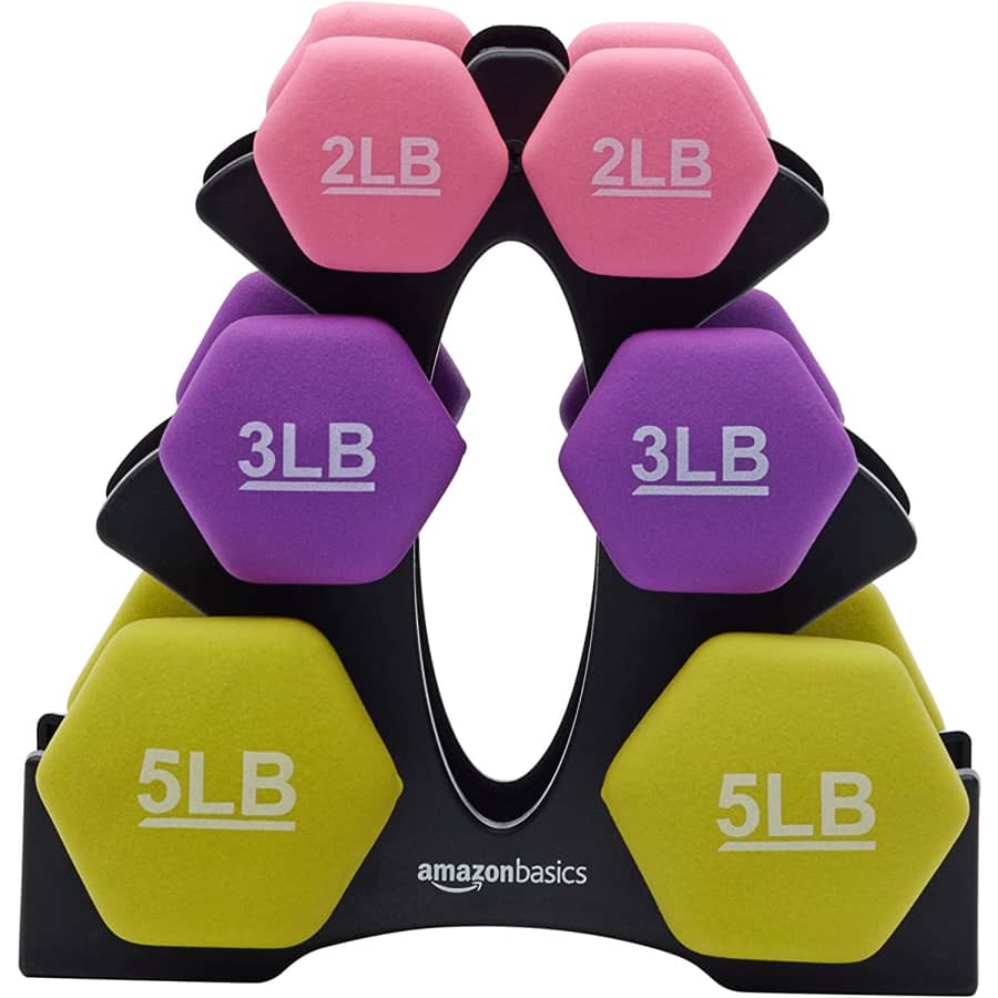 Amazon Basics Neoprene Workout Dumbbell for $37