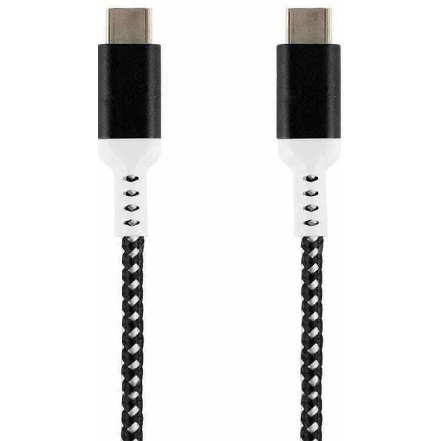 Monoprice 6-foot Stealth Charge & Sync USB-C to USB-C Cable 3-pack for $9