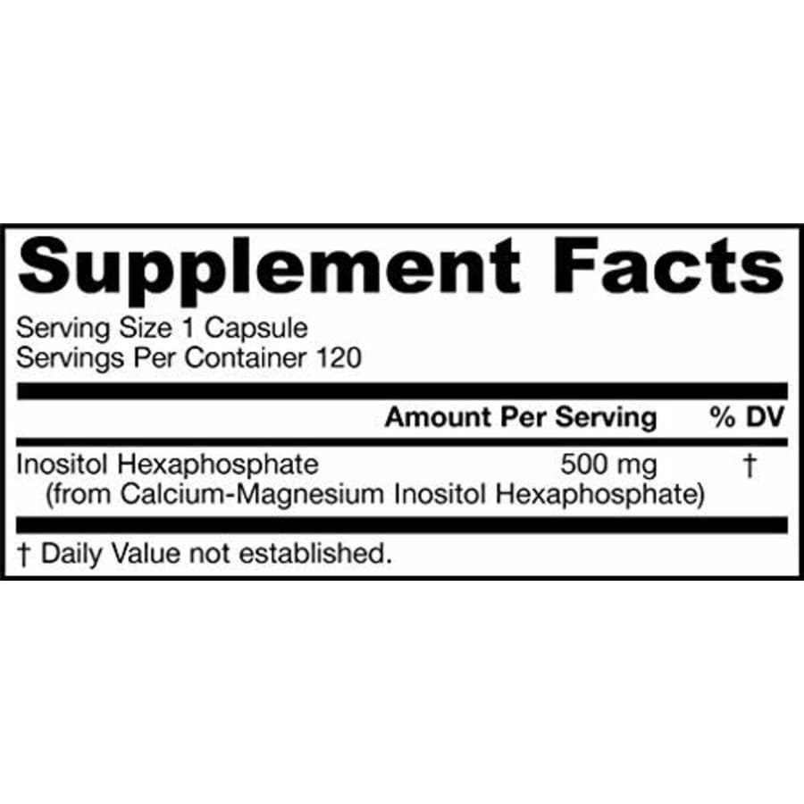 Jarrow Formulas IP6 (Inositol Hexaphosphate), 500mg, 120-Capsules for $20