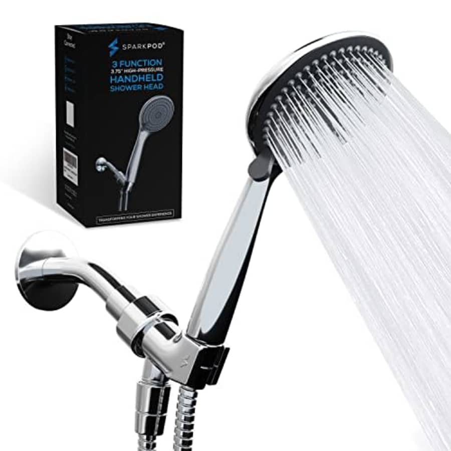 SparkPod High Pressure 3-Function Handheld Shower Head for $45