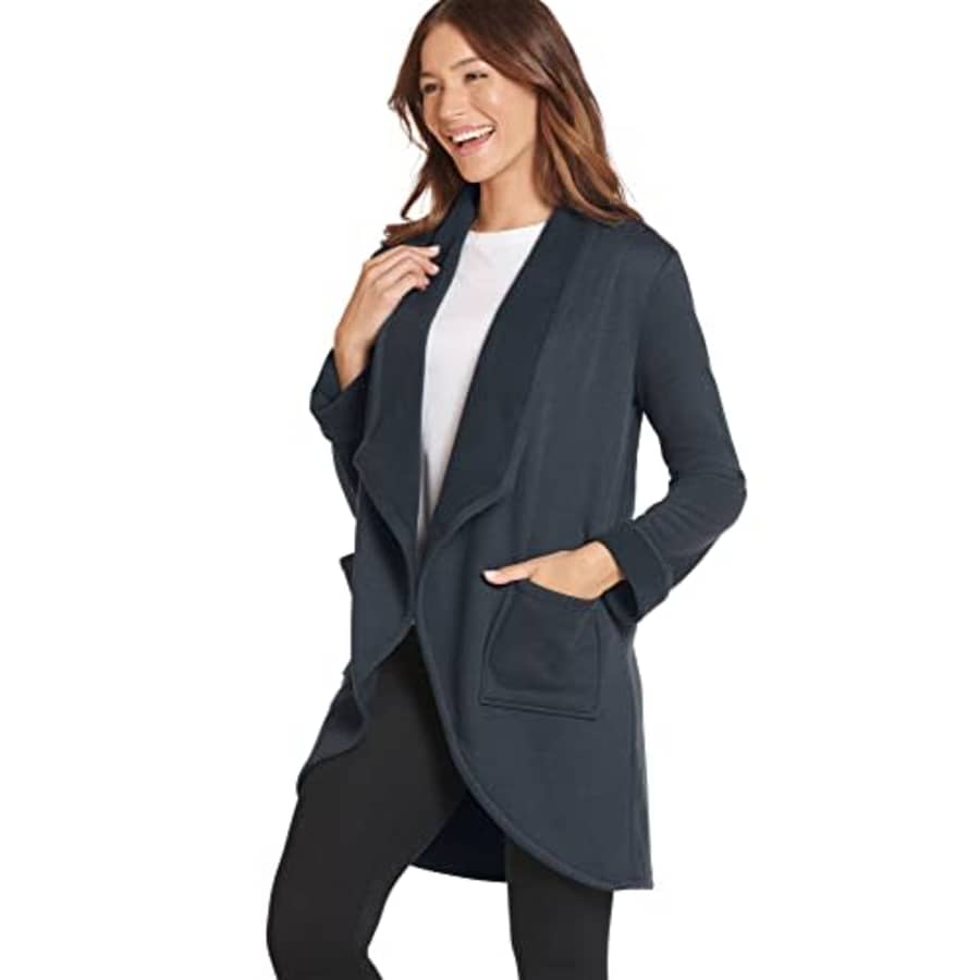 Jockey Women's Activewear Fleece Lined Wrap, Galaxy Grey, m for $20