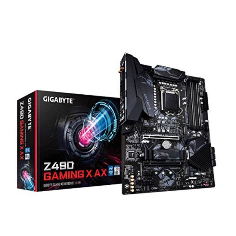 Gigabyte Z490 Gaming X AX (LGA 1200/Intel/Z490/ATX/Dual M.2/SATA 6Gb/s/USB 3.2 Gen 2/WiFi 6/Gaming for $317