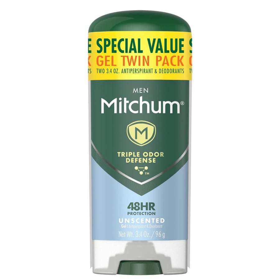 Mitchum Men's Deodorant & Antiperspirant Gel Stick 2-Pack for $3.75 w/ Sub & Save