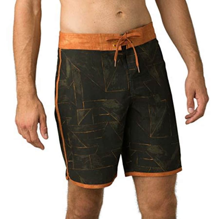 prAna Living LLC Men's Standard High Seas Boardshort, Slate Glow, 28 for $40