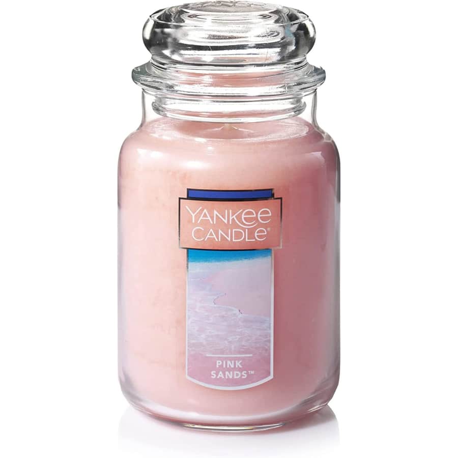 Yankee Candle 22-oz. Pink Sands Large Jar Candle for $12 via Sub & Save Yankee Candle 22-oz. Pink Sands Large Jar Candle for $12 via Sub & Save