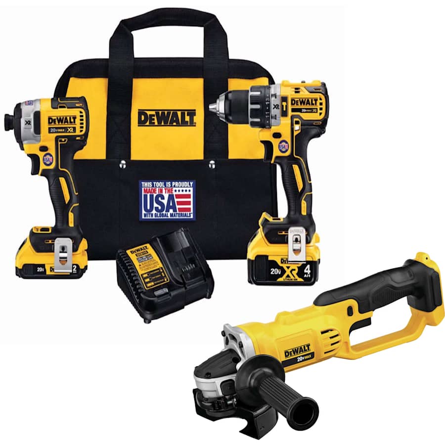 DeWalt 20V Max XR Cordless Hammer Drill / Impact Driver Kit for $229 DeWalt 20V Max XR Cordless Hammer Drill / Impact Driver Kit for $229