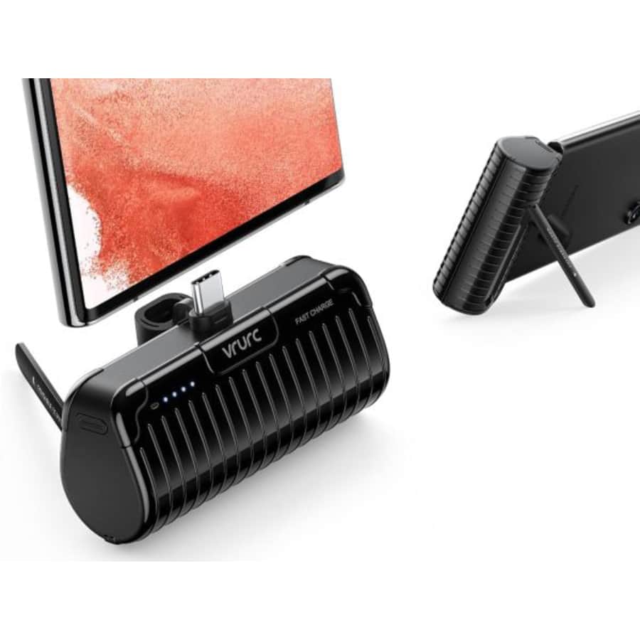 5,000mAh Power Bank w/ Phone Stand for $8