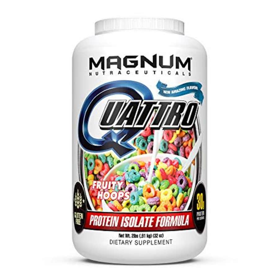 Magnum Nutraceuticals Quattro Fruity Hoops Protein Powder for Men & Women (2 lbs.) for $55