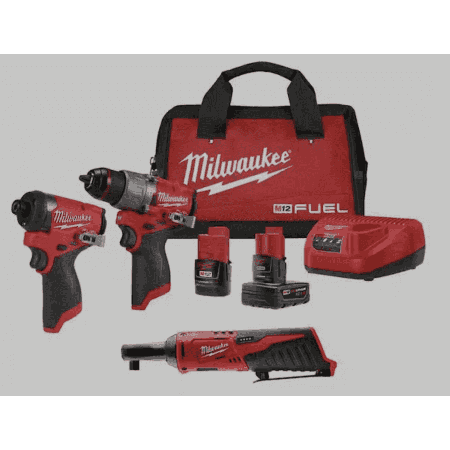 Milwaukee M12 Fuel 12V Cordless Hammer Drill and Impact Driver Combo Kit: $229 Milwaukee M12 Fuel 12V Cordless Hammer Drill and Impact Driver Combo Kit: $229