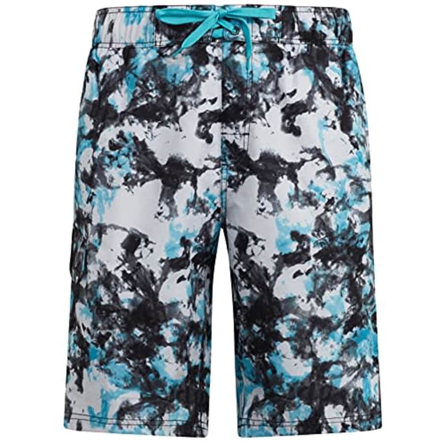 Kanu Surf mens Mirage (Regular & Extended Sizes) fashion swim trunks, Seafoam Black/Aqua, Medium US for $18 Kanu Surf mens Mirage (Regular & Extended Sizes) fashion swim trunks, Seafoam Black/Aqua, Medium US for $18