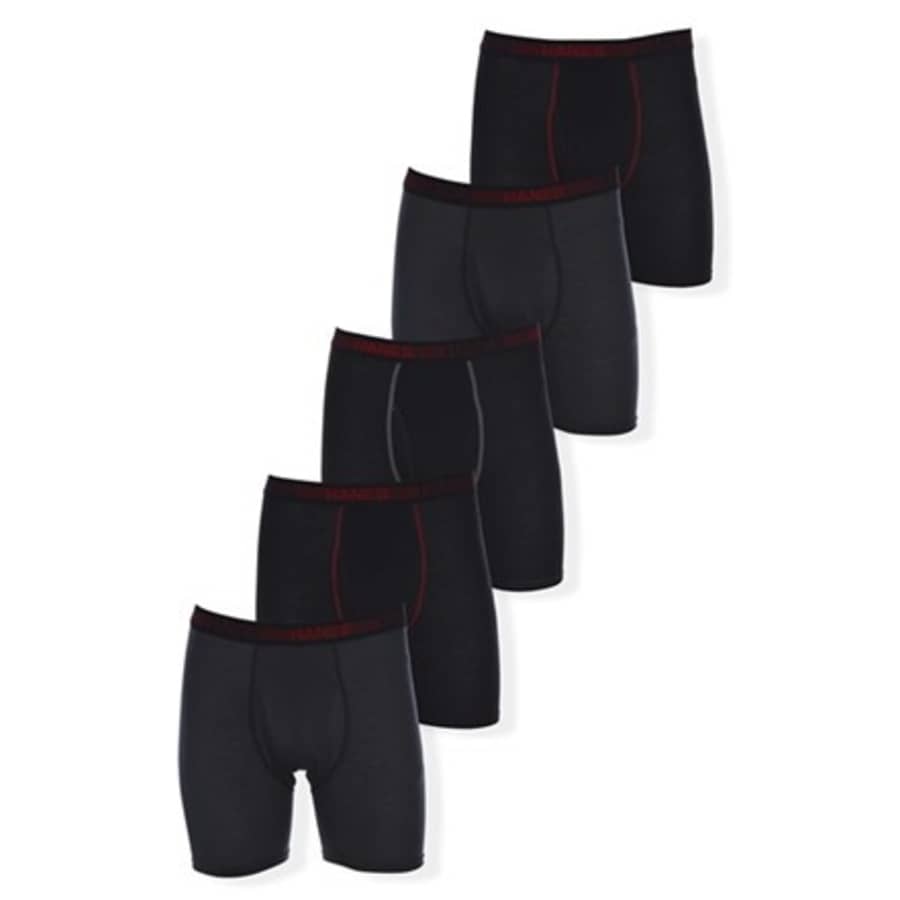 Hanes Men's Comfort Cool FreshIQ Boxer Briefs 5-Pack for $17