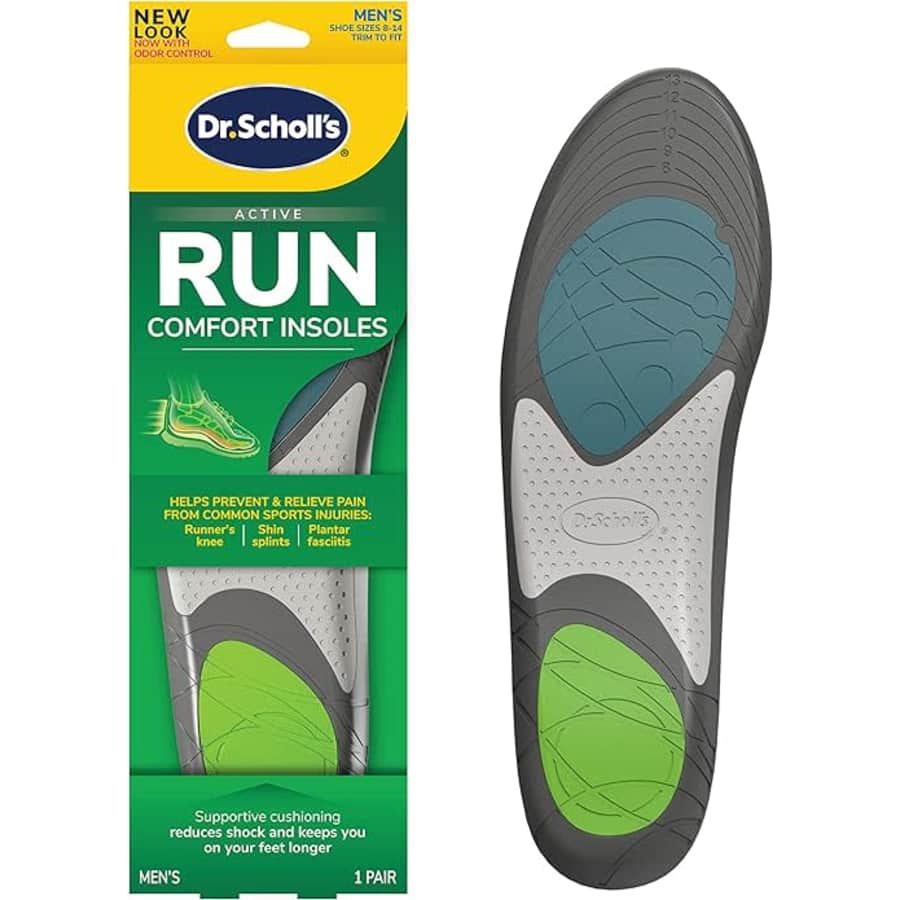 Dr. Scholl's Running Insoles for $7.79 via Sub & Save Dr. Scholl's Running Insoles for $7.79 via Sub & Save