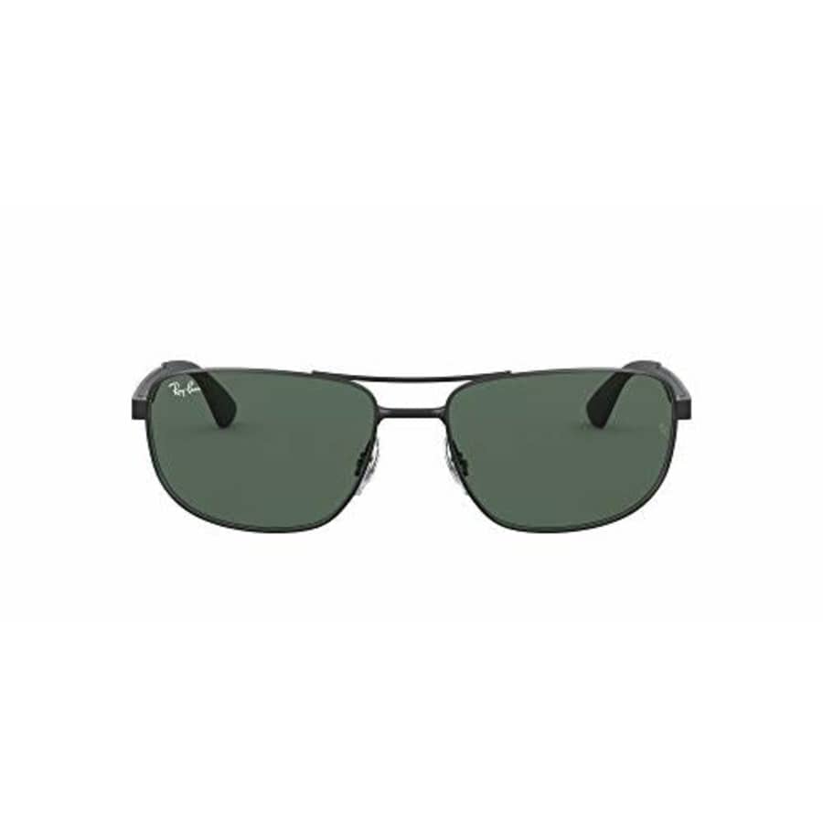 Ray-Ban Men's RB3528 Metal Sunglasses, Matte Black/Green, 61 mm for $171 Ray-Ban Men's RB3528 Metal Sunglasses, Matte Black/Green, 61 mm for $171