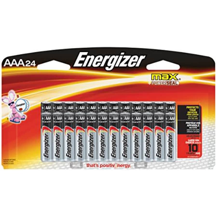 EnergizerMax Premium AAA Batteries, Alkaline Triple A Battery, 24 Count for $17