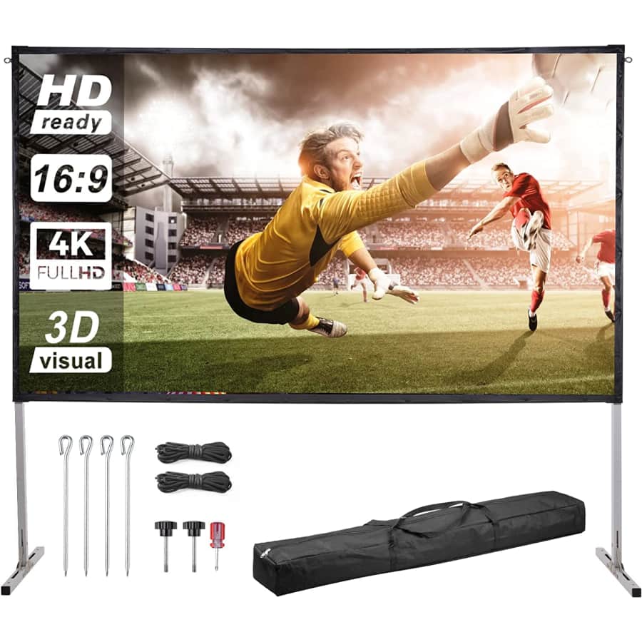 Komerti 100" Projector Screen for $150 Komerti 100" Projector Screen for $150