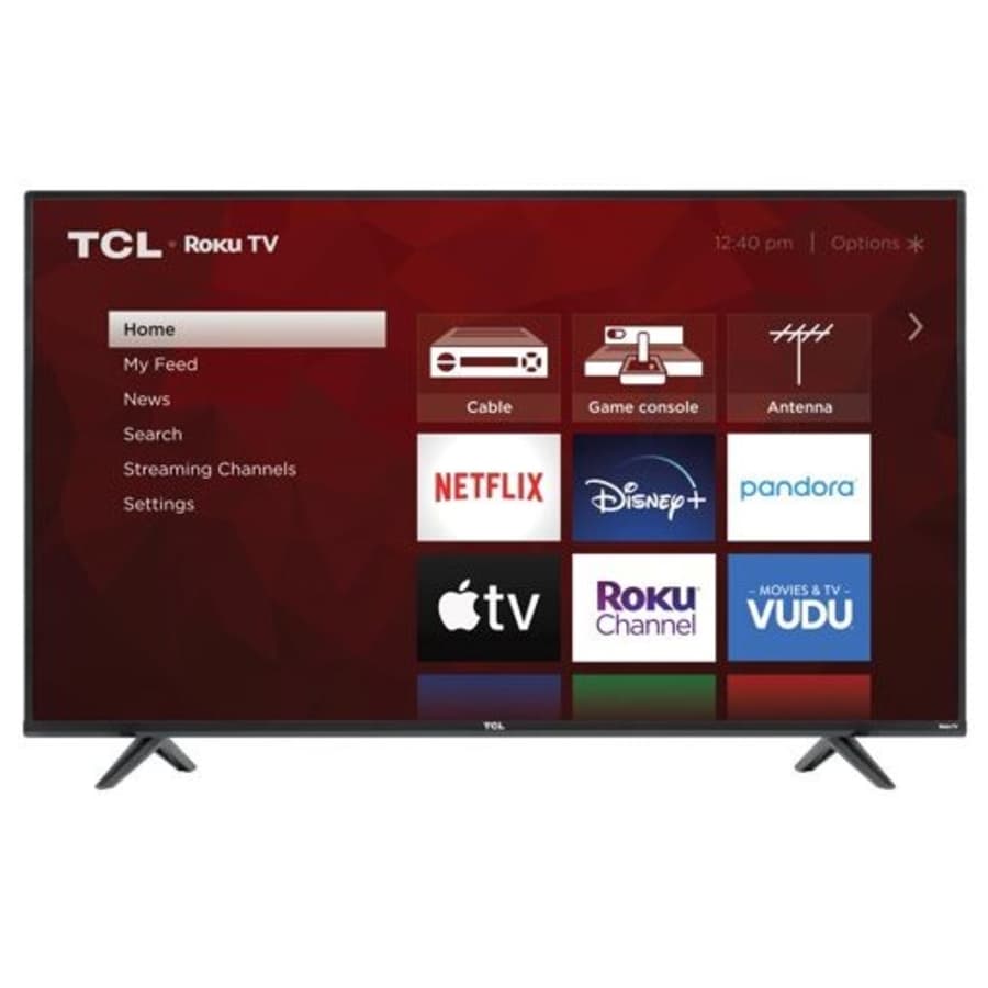 TCL 4-Series 55S431 55" 4K UHD HDR Roku Smart TV for $319