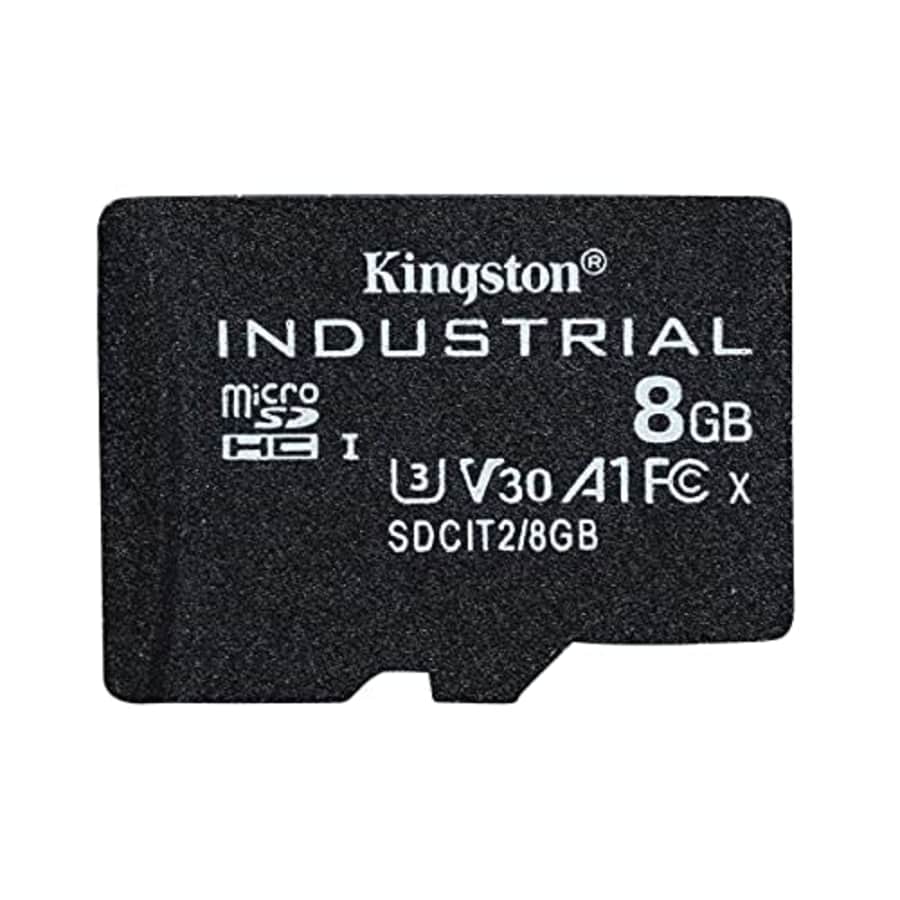 Kingston Industrial 8GB microSDHC C10 A1 pSLC Card SDCIT2/8GBSP for $16