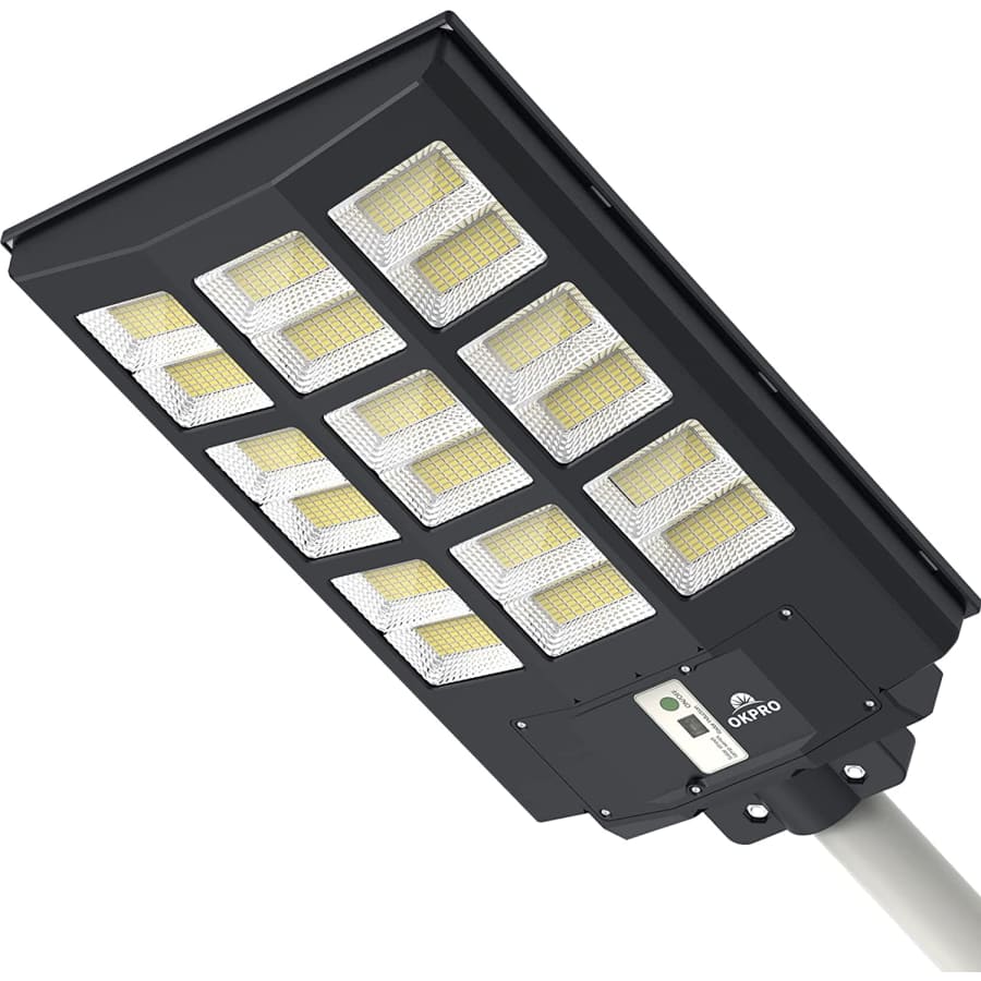 Okpro Outdoor 1,000W Solar Street Light for $65