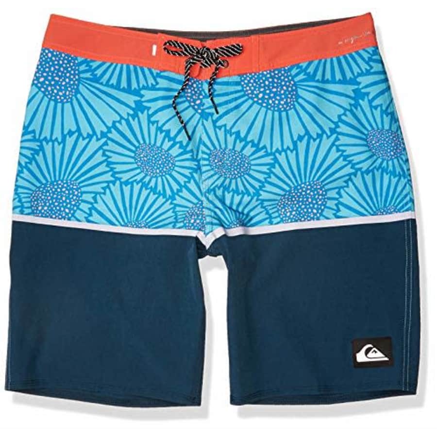 Quiksilver Men's Highline Division 20 Boardshort Swim Trunk Bathing Suit, Pacific Blue, 32 for $53 Quiksilver Men's Highline Division 20 Boardshort Swim Trunk Bathing Suit, Pacific Blue, 32 for $53