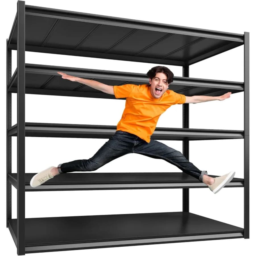 Reibii Industrial Metal Shelving for $159 Reibii Industrial Metal Shelving for $159