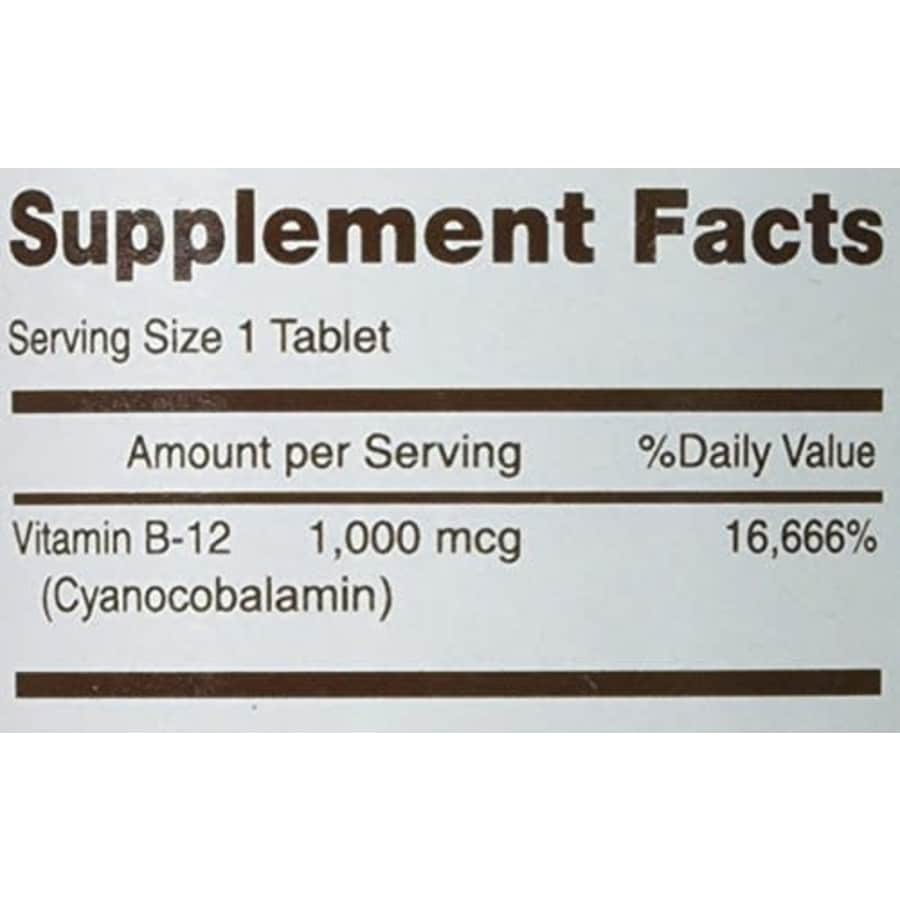 Mason Vitamins B 12 1000 mcg Dissolves Under Tongue Tablets, 200 Count for $18