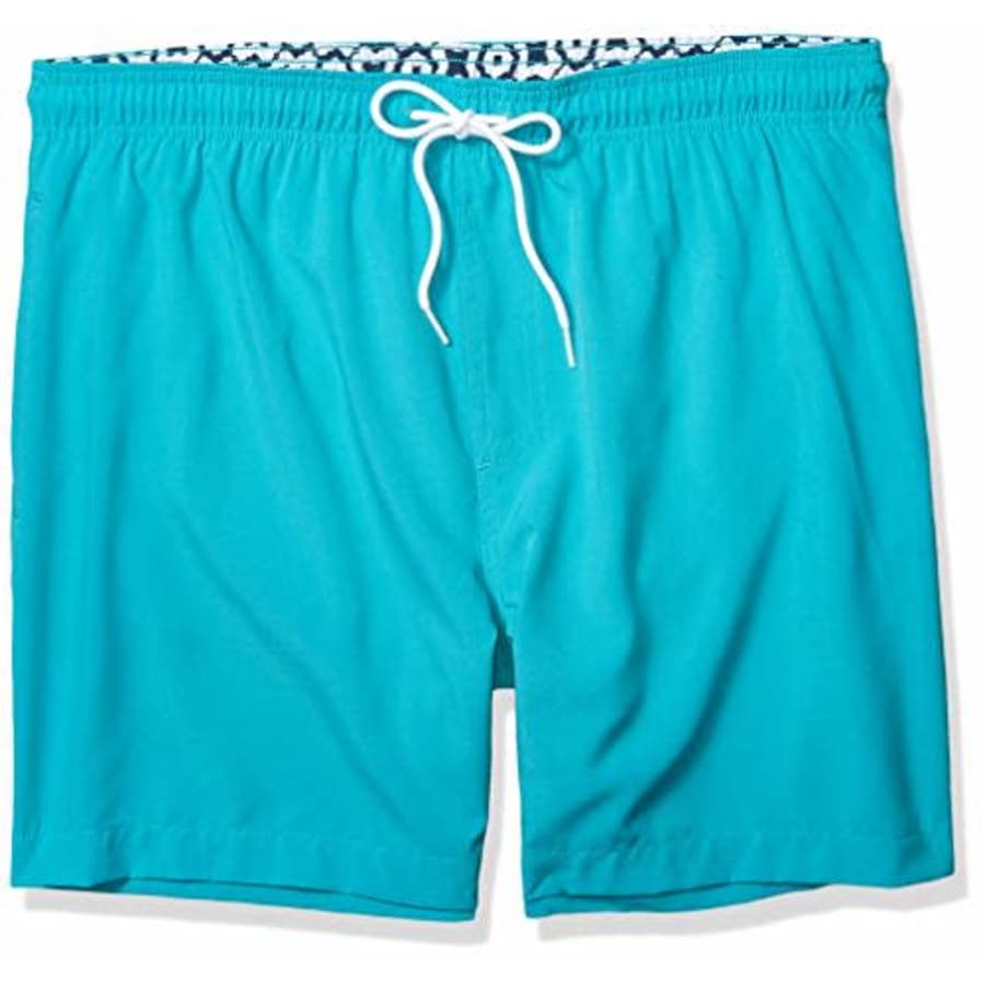 Cubavera Men's Signature Solid Swim Trunk, Capri Breeze, X Large for $17