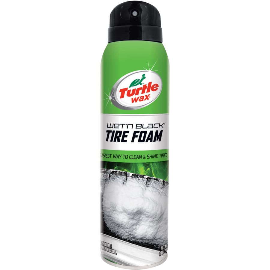 Turtle Wax Wet'n Black Tire Foam 18-oz. Spray for $2 Turtle Wax Wet'n Black Tire Foam 18-oz. Spray for $2