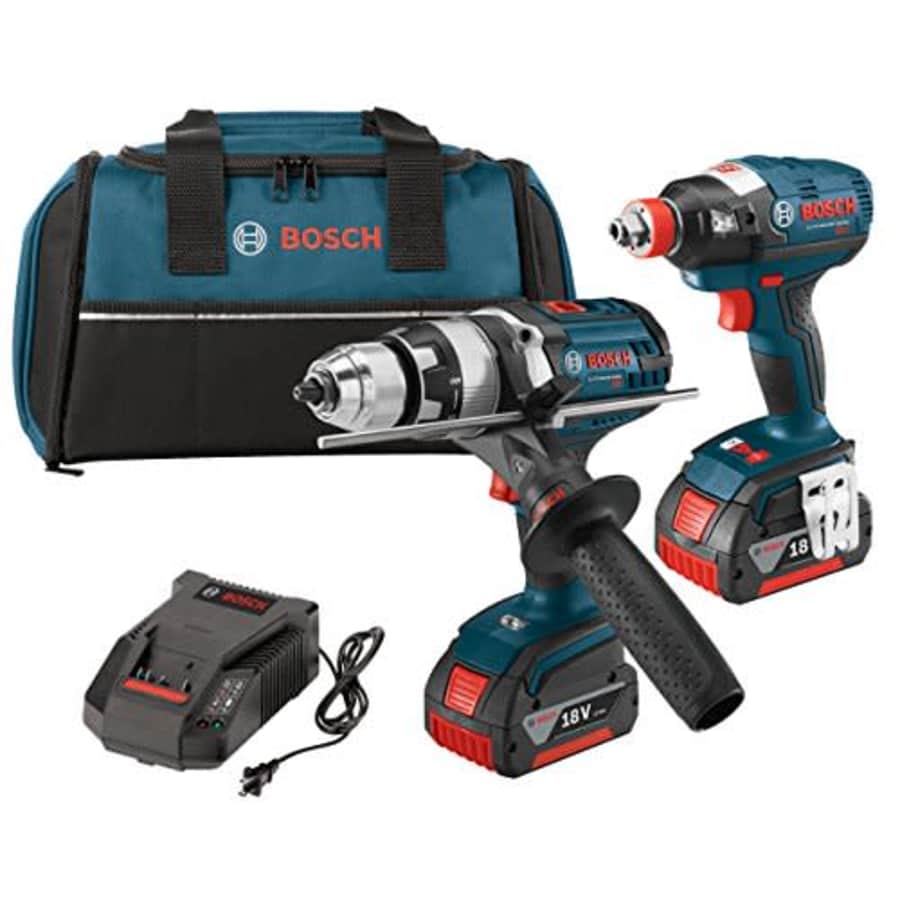 Bosch CLPK224-181 18-volt Lithium-Ion 2-Tool Combo Kit with 1/2-Inch Hammer Drill/Driver, Impact for $399 Bosch CLPK224-181 18-volt Lithium-Ion 2-Tool Combo Kit with 1/2-Inch Hammer Drill/Driver, Impact for $399