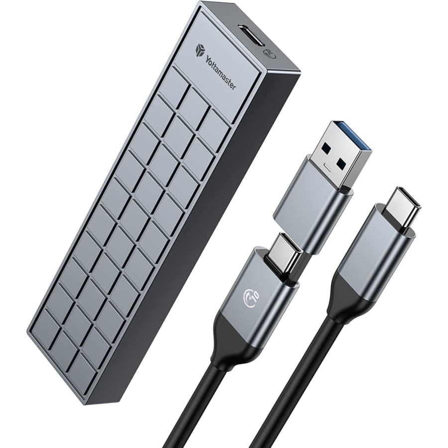 Yottamaster M.2 NVMe SATA Enclosure for $17