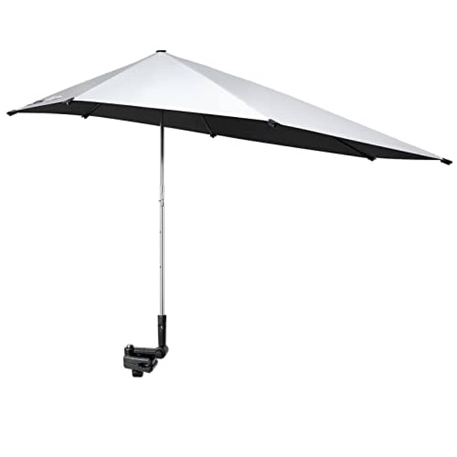 G4Free UPF 50+ Height Adjustable Chair Umbrella with Universal Clamp for Beach Chair, Golf Cart, for $50
