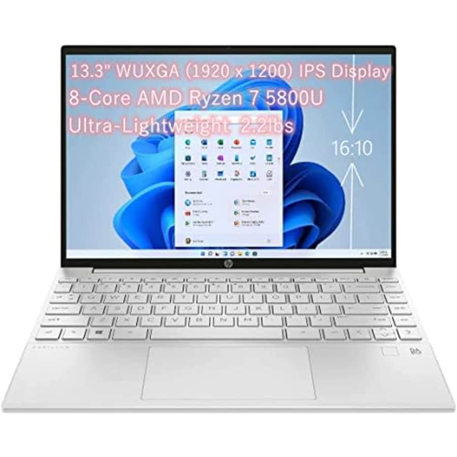 HP Pavilion Aero Ultra-Lightweight Laptop,13.3" WUXGA (1920 x 1200) 400-Nits IPS Display, 8-Core for $895
