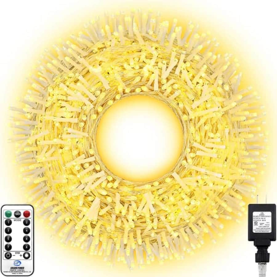 Knonew 394-Ft. LED String Lights for $37 Knonew 394-Ft. LED String Lights for $37