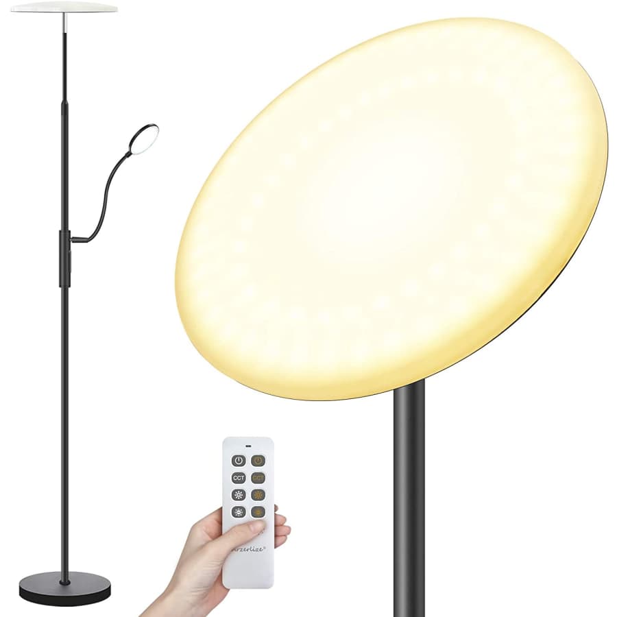 Arzerlize Floor Lamp with Reading Light for $41