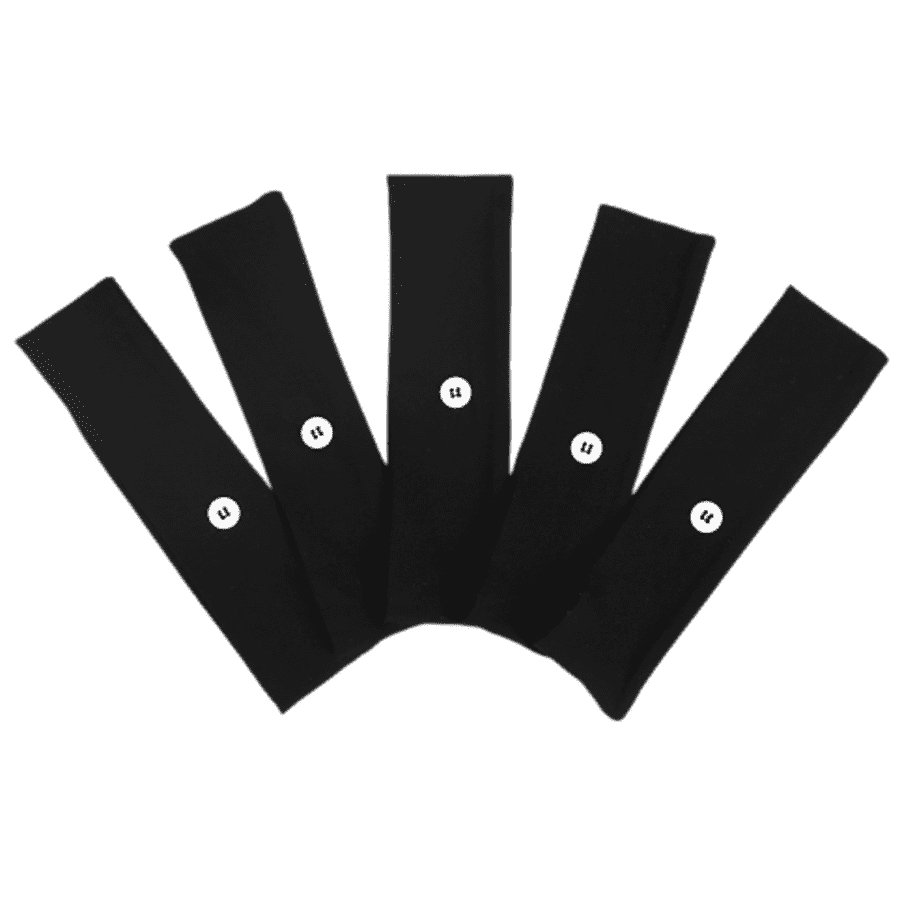 Cloth Button Headband Mask Extender 5-Pack for $6 Cloth Button Headband Mask Extender 5-Pack for $6