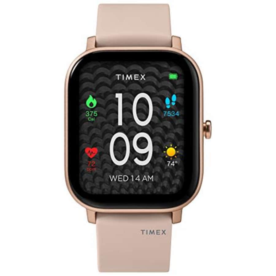 Timex Metropolitan S AMOLED Smartwatch with GPS & Heart Rate 36mm Rose Gold-Tone with Blush for $123