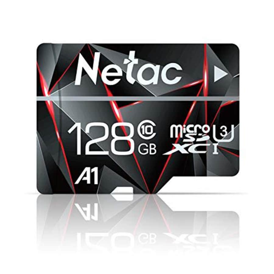 128GB Micro SD Card, Netac Memory Card MicroSD High Speed Transfer A1 C10 U3 MicroSDXC TF Card for for $15 128GB Micro SD Card, Netac Memory Card MicroSD High Speed Transfer A1 C10 U3 MicroSDXC TF Card for for $15