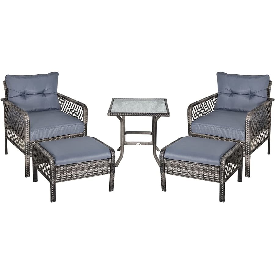 Outsunny 5-Piece Patio Furniture Set for $192