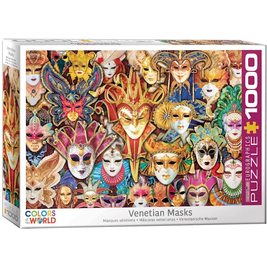 EuroGraphics Venetian Mask 1000-Piece Puzzle for $17 EuroGraphics Venetian Mask 1000-Piece Puzzle for $17