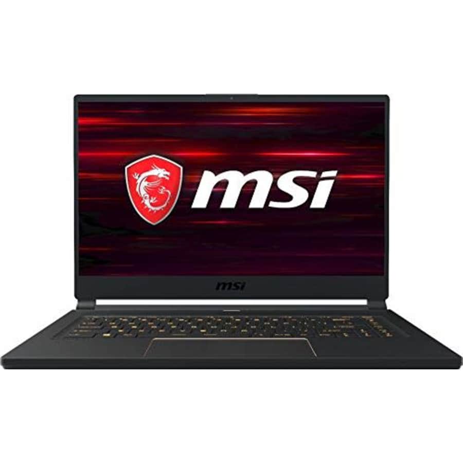 MSI GS65 Stealth-006 15.6" 144Hz Ultra Thin and Light Gaming Laptop, Intel Core i7-8750H, NVIDIA for $1,600