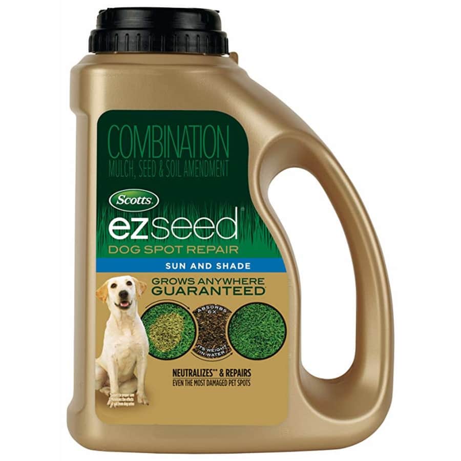 Scotts EZ Seed Sun & Shade Dog Spot Repair 2-lb. Jug for $20 Scotts EZ Seed Sun & Shade Dog Spot Repair 2-lb. Jug for $20