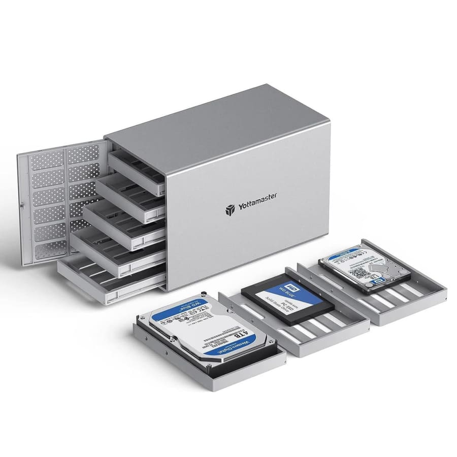 Yottamaster 5-Bay External Hard Drive Enclosure for $140