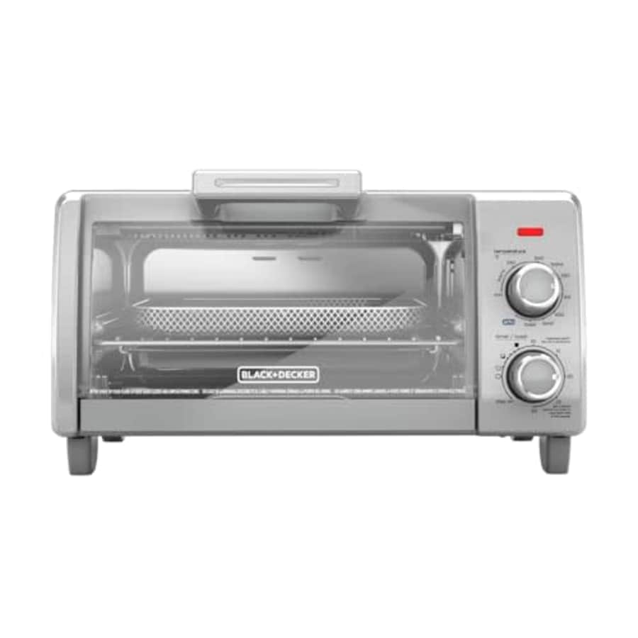 BLACK+DECKER 4-Slice Crisp 'N Bake Air Fry Toaster Oven, TO1787SS, 5 Cooking Functions, 30 Minute for $40 BLACK+DECKER 4-Slice Crisp 'N Bake Air Fry Toaster Oven, TO1787SS, 5 Cooking Functions, 30 Minute for $40