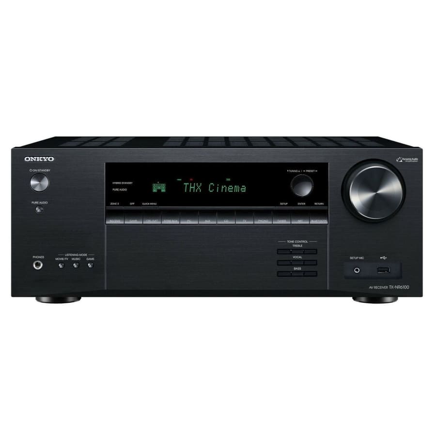 Onkyo TX-NR6100 7.2-Channel THX Certified Network AV Receiver for $599