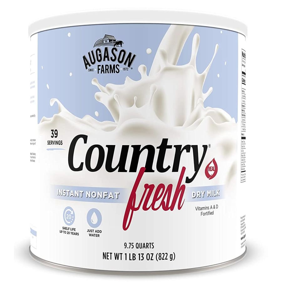 Augason Farms Country Fresh 100% Real Instant Nonfat Dry Milk for $20