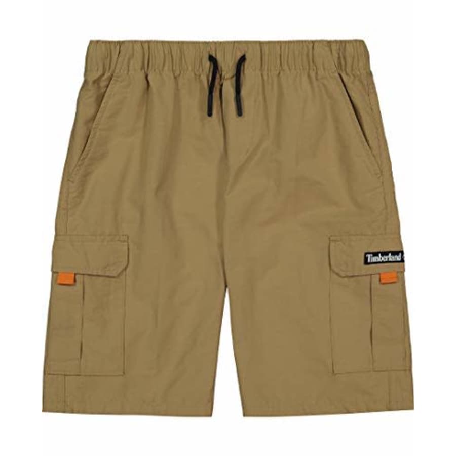 Timberland Boys' Cargo Shorts, Khaki, Large (14/16) for $20