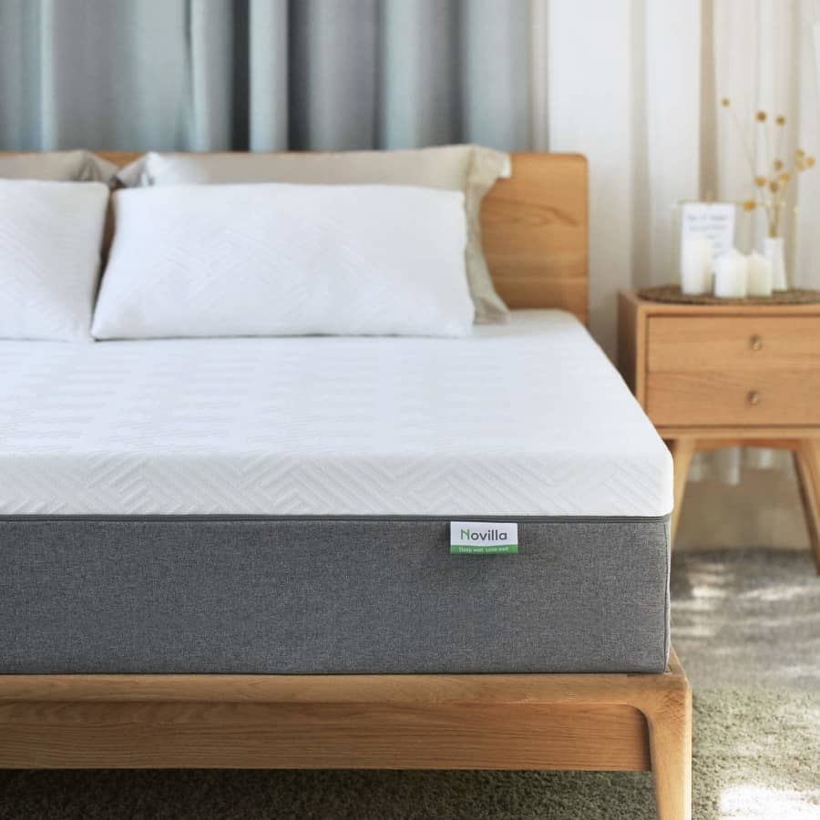 Novilla 10" Gel Memory Foam King Mattress for $266 w/ Prime
